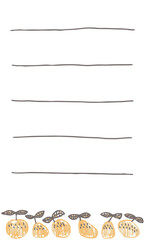 北欧風のオレンジ