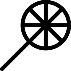 Obraz premium Lollipop line icon