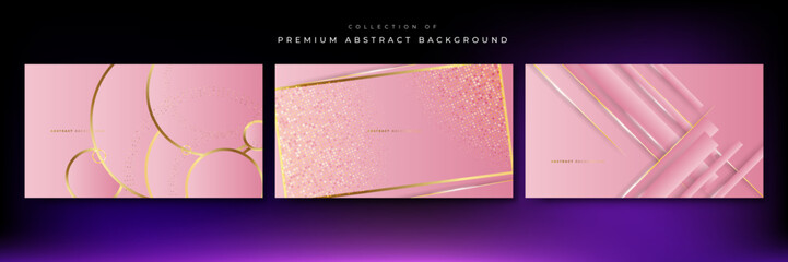Abstract gold and soft pastel pink luxury background
