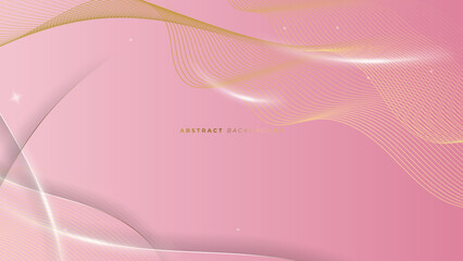 Abstract gold and soft pastel pink luxury background