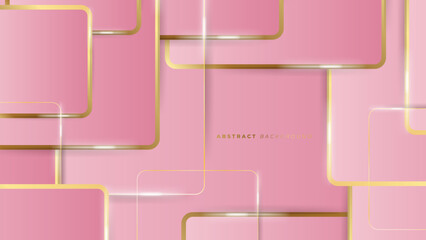 Abstract gold and soft pastel pink luxury background