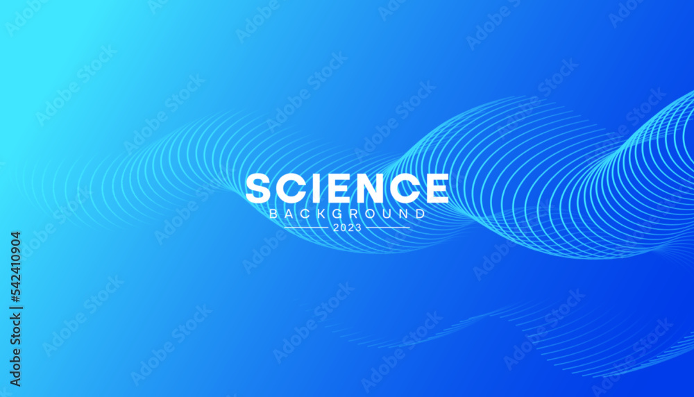 Poster abstract science background with a circle. modern futuristic background with lines for technology an