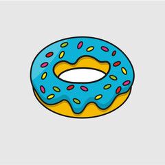 Donut isolated