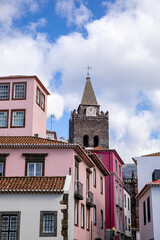 Fototapeta na wymiar Funchal capital city on Madeira island