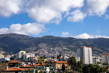 Funchal capital city on Madeira island