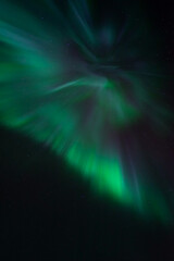 Abstract background with space and northern lights