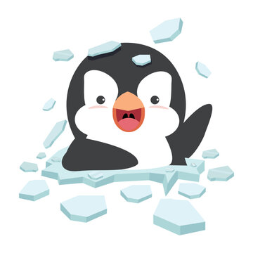 Fat Penguin on ice floe