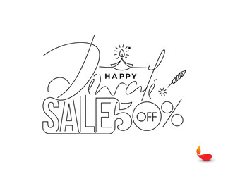 Diwali sale banner poster, template, brochure, decorated, flyer design.