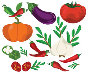 collection of vegetables