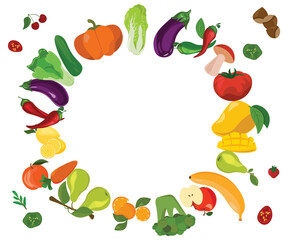 fruits and vegetables