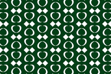 Geometric pattern in the colors of the national flag of Pakistan. The colors of Pakistan