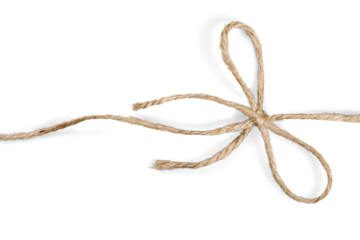 The string tied in a bow. Present concept