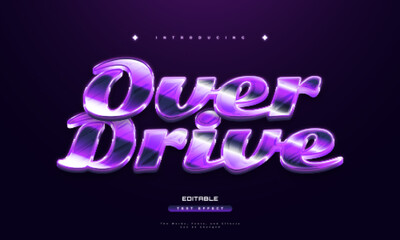 Colorful 80s Retro Text Style with Glowing Neon and 3D Effect
