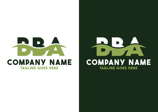Letter BBA logo design vector template, BBA logo
