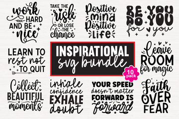 Fototapeta premiumInspirational svg bundle,Inspirational Quotes Svg Bundle, Motivational Quotes Svg Bundle, Inspirational Svg, Motivational Svg, Self Love Svg Bundle,Motivational Svg ,Svg Files For Cricut,Insp