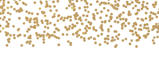 Gold Confetti Glitter Overlay