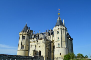 Fototapeta na wymiar Le château de Saumur (Maine et Loire - Pays de la Loire - France)