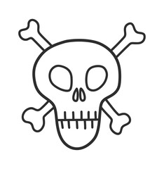 halloween line icons vector version