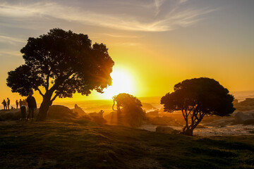 Sunset at Camp Bay Beach, Cape Town, South Africa