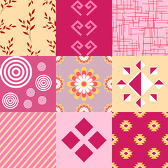 abstract cute pastel background with vintage texture, beautiful seamless pattern 