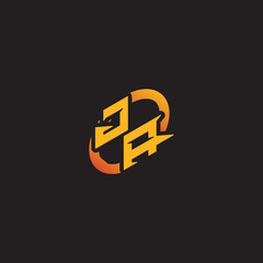 AJ initial Design abstract esports logo for twitch and youtube ideas