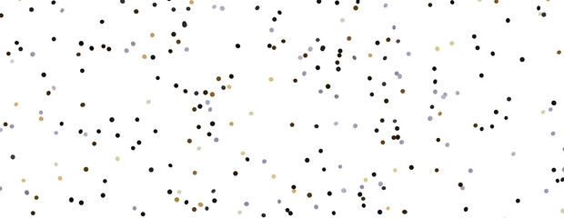 Golden confetti falling down isolated on transparent background.