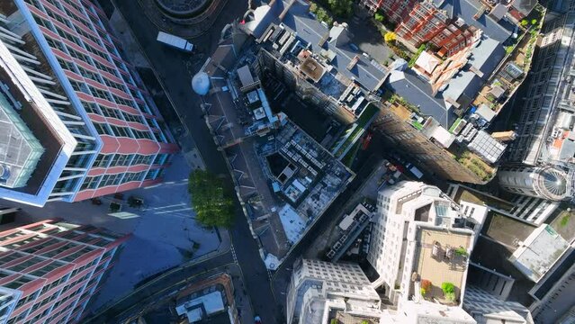 Bird's Eye View of the Streets of London