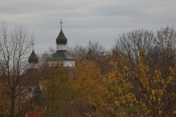 Autumn on the Trakhtemyriv Peninsula, Ukraine