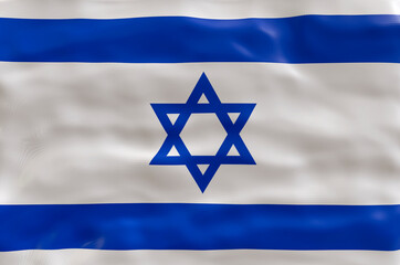 National flag  of Israel. Background  with flag  of Israel