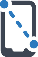 Mobile screen size icon