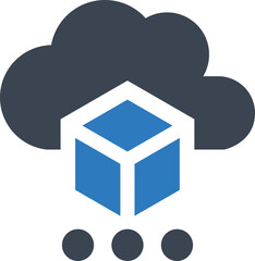 Cloud server icon