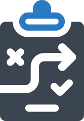 Obraz premium Project strategy solution icon
