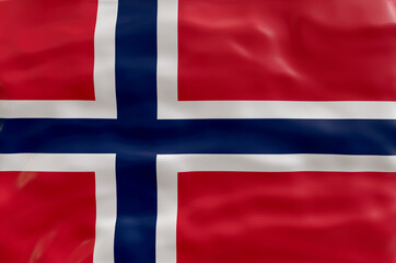 Naklejka premium National flag of Oman. Background with flag of Oman