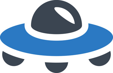 Flying ufo icon