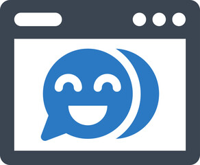Online positive feedback icon