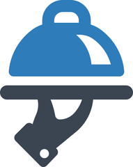 restaurant dish icon