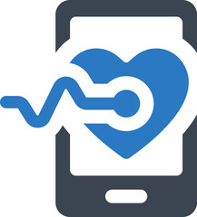 Mobile healthcare icon