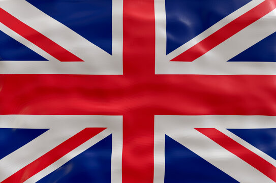 National flag  of United Kingdom. Background  with flag  of United Kingdom