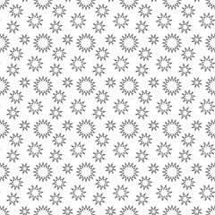 Blue vector pattern Cute Stars seamless pattern. Abstract circle zigzag texture. Light Abstract Modern stylish Background. Geometric Illustration. Black White Textile swatch Fabric design Monochrome
