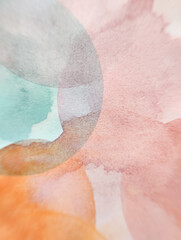 Watercolor palette. Abstract watercolor composition. Grunge illustration. Abstract Background. Colored paint stains