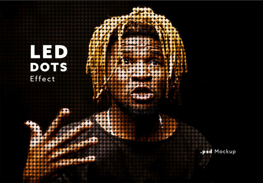Led Dots Photo Effect