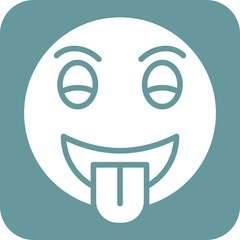 Obraz premium Tongue Out Icon Style