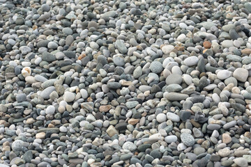 Beach Shore Grey Pebbles Texture