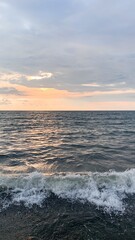 Fototapeta premium sunset over the sea
