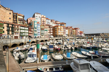 Harbor of Bermeo, Bermeo, Biscay, Basque Country, Euskadi, Euskal Herria, Spain, Europe.