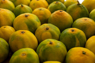 Freshly picked tangerine sour taste