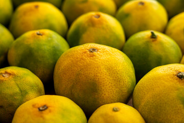 Freshly picked tangerine sour taste