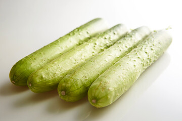 cucumber on a white background