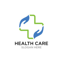 health care logo design vector template
