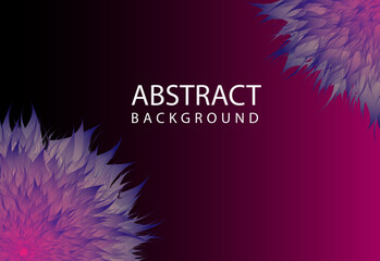 abstract background with flowers